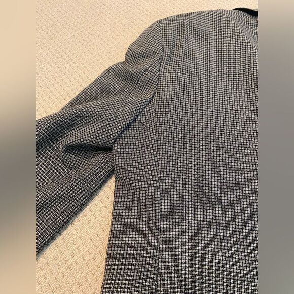 Bellisimo Men's Vintage Black/Gray Houndstooth Sports Jacket/Blazer Size 42 - Picture 14 of 15